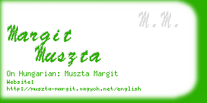 margit muszta business card